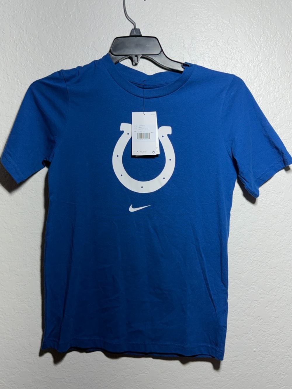 Nike Royal Blue Colts Logo Cotton Tee